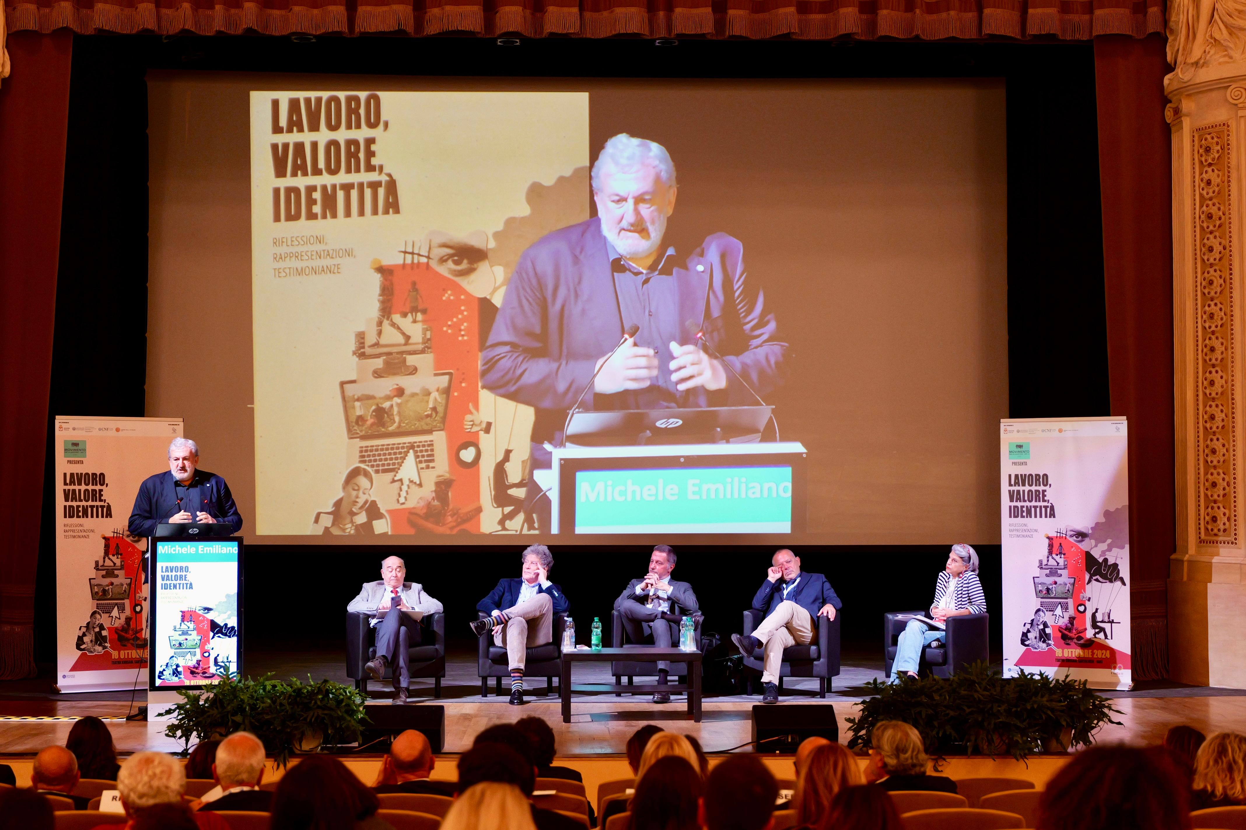 Galleria IL PRESIDENTE EMILIANO AL CONVEGNO DI PRESENTAZIONE DEL “MOVIMENTO PER LA GIUSTIZIA”: “SUI TEMI DEL LAVORO POSSONO OFFRIRE UN CONTRIBUTO ALLE POLITICHE DELLA REGIONE” - Diapositiva 7 di 7